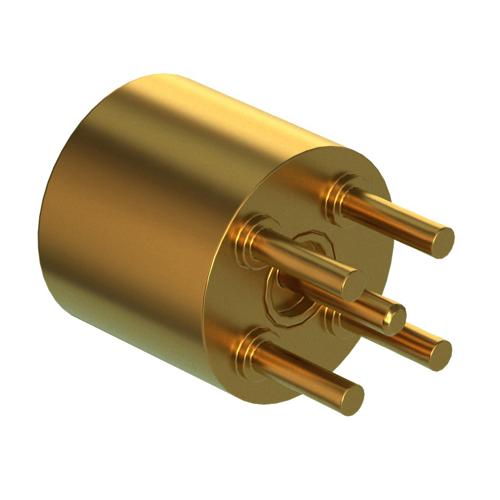 SMP Male Engineering Grade Full Detent PCB Connector Thru Hole Solder Attachment .140 inch Pin Length FMCN5532