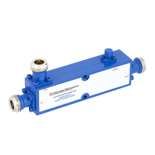 N Directional Coupler 20 dB Coupled Port From 800 MHz to 2.5 GHz Rated To 60 Watts FMCP1023-20