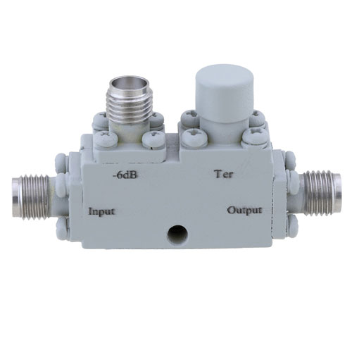 SMA Directional Coupler 6 dB 7 GHz to 12.4 GHz Rated to 50 Watts FMCP1101