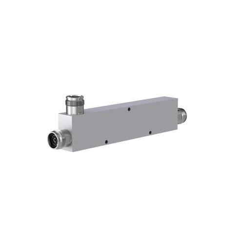 10 dB Low PIM Directional Coupler with 4.3-10 Female Connectors, 350 MHz to 3.8 GHz, IP65 Rated, 200 Watt Power Rating FMCP1167-10