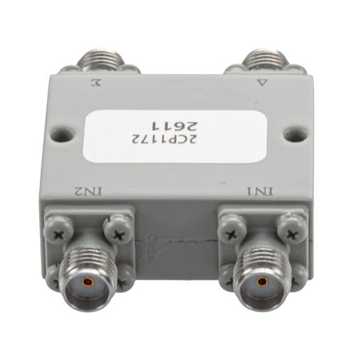 SMA 180 Degree Hybrid Coupler from 15 GHz to 26.5 GHz Rated to 20 Watts FMCP1172