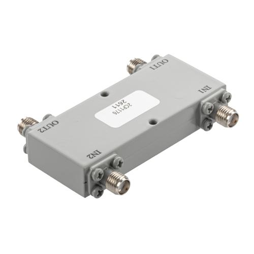 SMA 90 Degree Hybrid Coupler From 1.4 GHz to 6 GHz Rated to 50 Watts FMCP1176