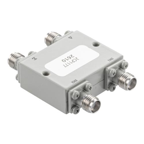 SMA 180 Degree Hybrid Coupler from 9 GHz to 20 GHz Rated to 20 Watts FMCP1177