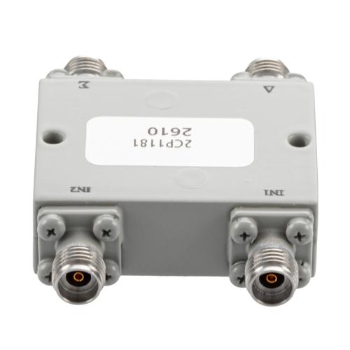 2.92mm 180 Degree Hybrid Coupler From 5 GHz to 26.5 GHz Rated to 20 Watts FMCP1181