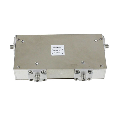 Dual Junction Circulator SMA Female with 40 dB Isolation from 1.7 GHz to 2.2 GHz Rated to 50 Watts FMCR1015