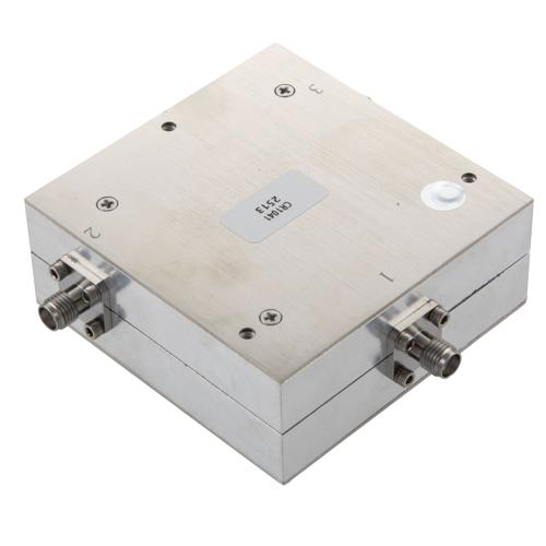 Circulator SMA Female with 17 dB Isolation from 1 to 2 GHz Rated to 50 Watts FMCR1041