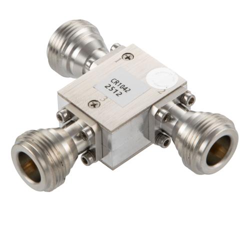 Circulator N Female with 18 dB Isolation from 4 to 8 GHz Rated to 80 Watts FMCR1042