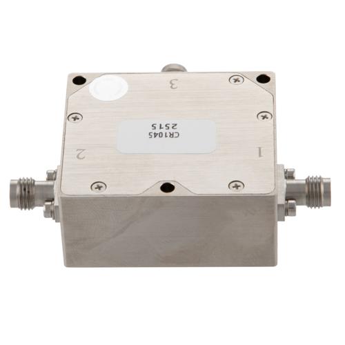 Circulator 2.4mm Female with 12 dB Isolation from 40 to 45 GHz Rated to 20 Watts FMCR1045
