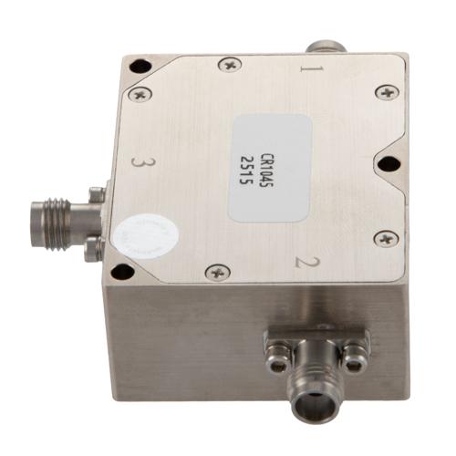 Circulator 2.4mm Female with 12 dB Isolation from 40 to 45 GHz Rated to 20 Watts FMCR1045