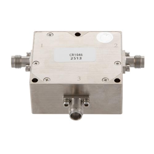 Circulator 2.4mm Female with 12 dB Isolation from 45 to 50 GHz Rated to 20 Watts FMCR1046
