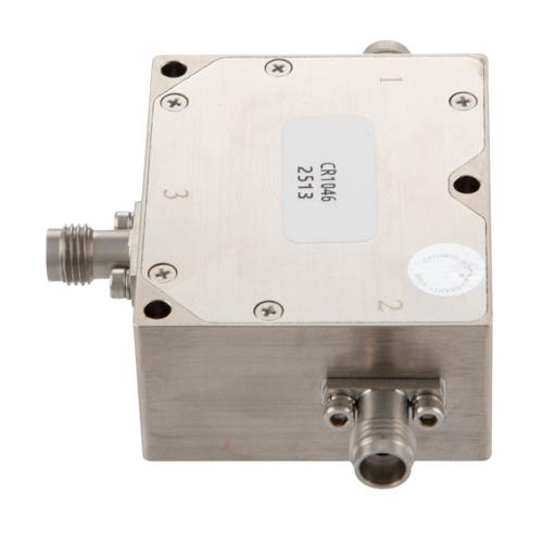 Circulator 2.4mm Female with 12 dB Isolation from 45 to 50 GHz Rated to 20 Watts FMCR1046