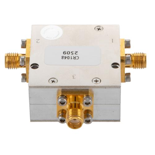 Circulator SMA Female with 17 dB Isolation from 2 to 4 GHz Rated to 100 Watts FMCR1048