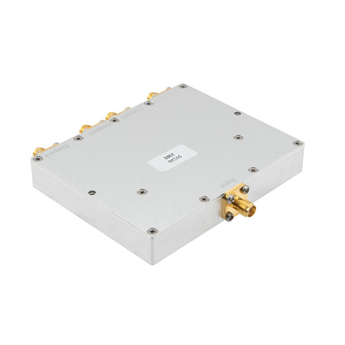 4 Way Power Divider SMA Connectors From 0.7 GHz to 2.7 GHz Rated at 30 Watts FMDV1142