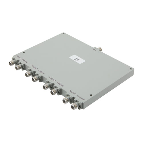 8 Way Power Divider SMA Connectors From 2 GHz to 26.5 GHz Rated at 20 Watts FMDV1186