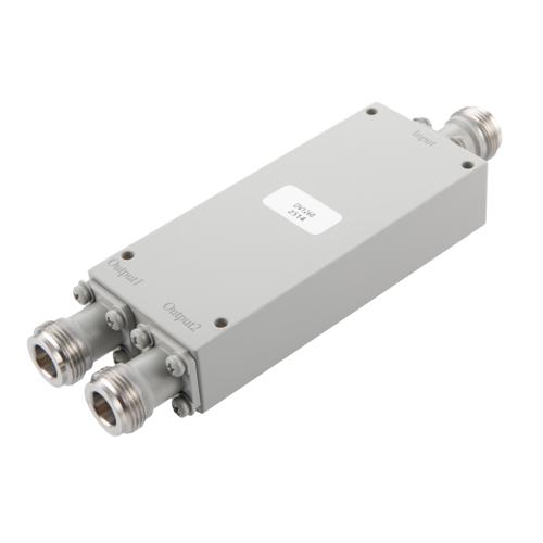 2 Way Power Divider N Interface from 1 GHz to 18 GHz Rated at 30 Watts FMDV1260