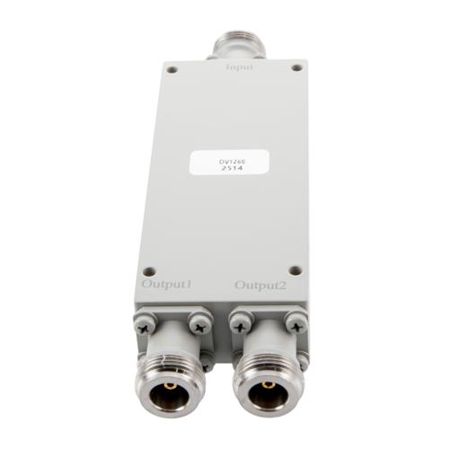 2 Way Power Divider N Interface from 1 GHz to 18 GHz Rated at 30 Watts FMDV1260