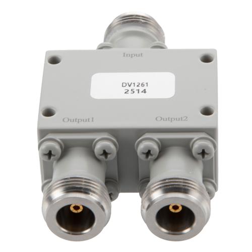 2 Way Power Divider N Interface from 7 GHz to 8.5 GHz Rated at 30 Watts FMDV1261