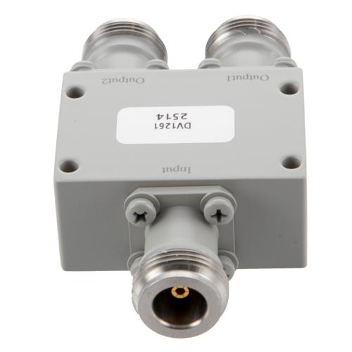 2 Way Power Divider N Interface from 7 GHz to 8.5 GHz Rated at 30 Watts FMDV1261