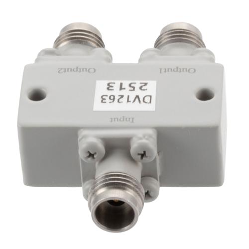 2 Way Power Divider 2.4mm Interface from 8 GHz to 54 GHz Rated at 20 Watts FMDV1263