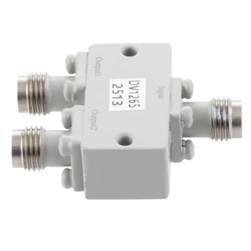 2 Way Power Divider 2.4mm Interface from 18 GHz to 55 GHz Rated at 20 Watts FMDV1265