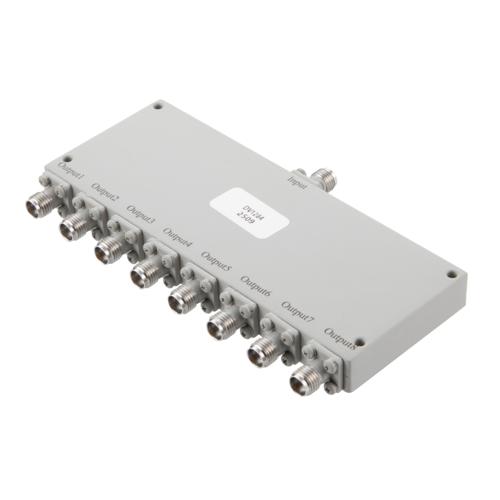 8 Way Power Divider 2.92mm Interface from 6 GHz to 43.5 GHz Rated at 20 Watts FMDV1284