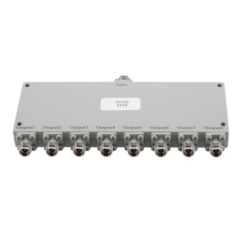 8 Way Power Divider 2.92mm Interface from 26 GHz to 40 GHz Rated at 10 Watts FMDV1285