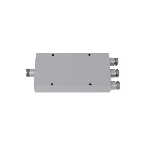 3-Way Low PIM RF Power Divider with N Female Connectors, 555 MHz to 6 GHz, 80 Watt Power Rating, IP65 Rated FMDV1288