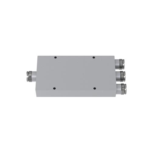 3-Way Low PIM RF Power Divider with 4.3-10 Female Connectors, 555 MHz to 6 GHz, 80 Watt Power Rating, IP65 Rated FMDV1289