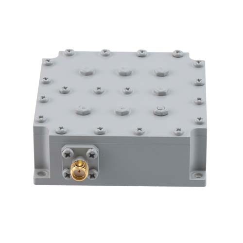 Bandpass Cavity Filter Operating from 2.4 GHz to 2.484 GHz with a 165 MHz Passband Bandwidth with SMA Female Connectors FMFL1020