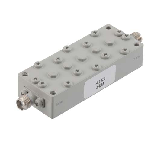 Bandpass Cavity Filter Operating at 6 GHz with a 45 MHz Passband Bandwidth with SMA Female Connectors FMFL1023