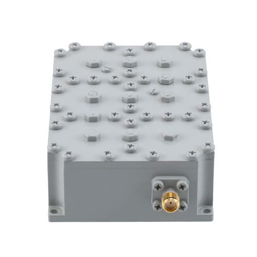 Bandpass Cavity Filter Operating from 2.01 GHz to 2.025 GHz with a 25 MHz Passband Bandwidth with SMA Female Connectors FMFL1028
