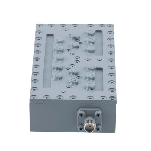 Bandpass Cavity Filter Operating from 2.5 GHz to 2.7 GHz with a 235 MHz Passband Bandwidth with SMA Female Connectors FMFL1029