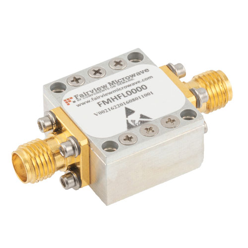 DC to 2500 MHz SMA Low Pass Harmonic Filter, 50W Pin, L & S Bands, 0.3 dB Loss and > 25 dB Rejection FMHFL0000