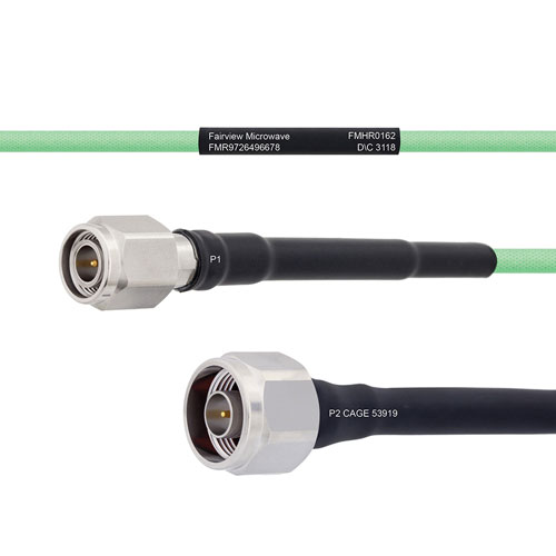 Temperature Conditioned Low Loss TNC Male to N Male Cable LL142 Coax FMHR0162