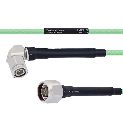 Temperature Conditioned Low Loss RA TNC Male to N Male Cable LL142 Coax FMHR0171