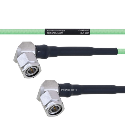 Temperature Conditioned Low Loss RA TNC Male to RA TNC Male Cable LL160 Coax in 36 Inch FMHR0215-36