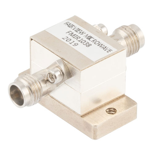 Isolator 2.4mm Female with 14 dB Isolation from 35 GHz to 42.5 GHz Rated to 10 Watts FMIR1038