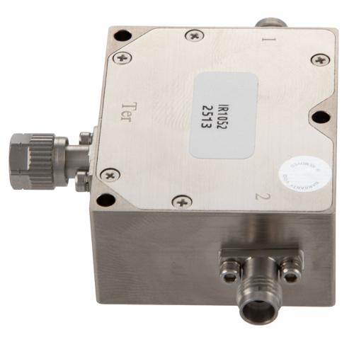 Isolator 2.4mm Female with 12 dB Isolation from 45 to 50 GHz Rated to 20 Watts FMIR1052