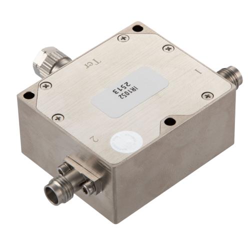 Isolator 2.4mm Female with 12 dB Isolation from 45 to 50 GHz Rated to 20 Watts FMIR1052