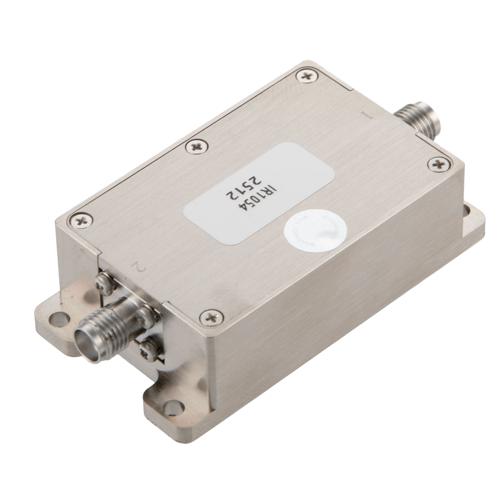 Isolator SMA Female with 20 dB Isolation from 6 to 18 GHz Rated to 10 Watts FMIR1054