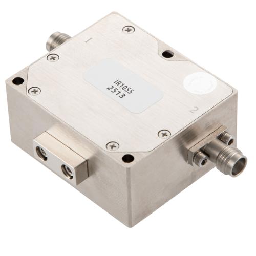 Isolator 2.4mm Female with 14 dB Isolation from 40 to 45 GHz Rated to 20 Watts FMIR1055