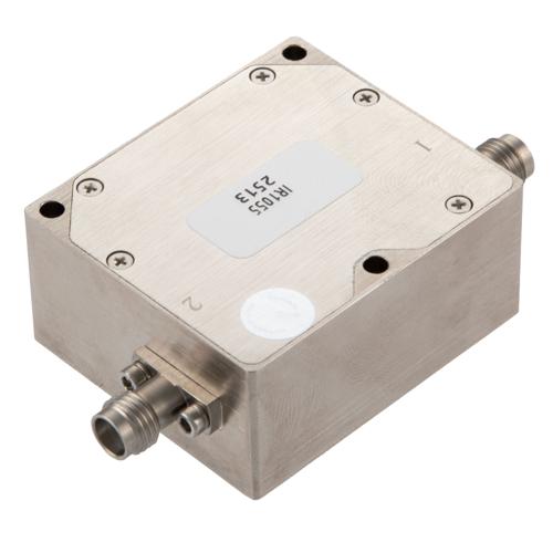 Isolator 2.4mm Female with 14 dB Isolation from 40 to 45 GHz Rated to 20 Watts FMIR1055