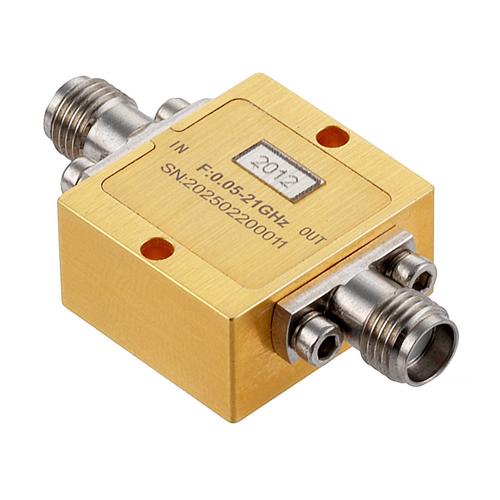 SMA High Power Limiter, 5 MHz to 21 GHz, 10W Peak Power, 18 dBm Flat Leakage FMLM2012