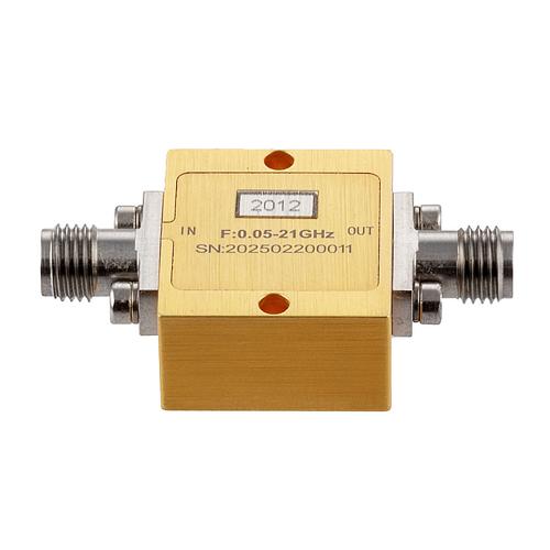 SMA High Power Limiter, 5 MHz to 21 GHz, 10W Peak Power, 18 dBm Flat Leakage FMLM2012