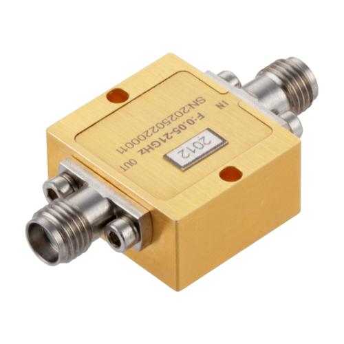 SMA High Power Limiter, 5 MHz to 21 GHz, 10W Peak Power, 18 dBm Flat Leakage FMLM2012