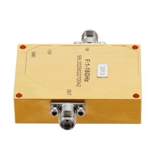 SMA High Power Limiter, 1 GHz to 18 GHz, 1W CW Power, -20 dBm Flat Leakage FMLM2013