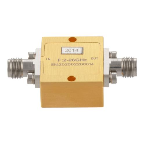 2.92mm High Power Limiter, 2 GHz to 26 GHz, 10W Peak Power, 18 dBm Flat Leakage FMLM2014