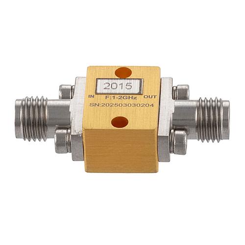 SMA High Power Limiter, 1 GHz to 2 GHz, 20W Peak Power, 19 dBm Flat Leakage FMLM2015