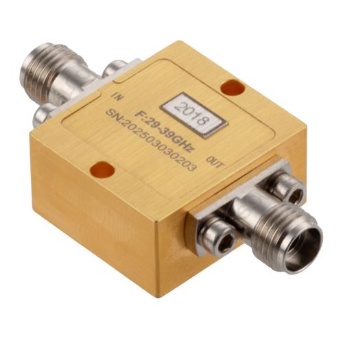 2.92mm High Power Limiter, 29 GHz to 39 GHz, 10W Peak Power, 20 dBm Flat Leakage FMLM2018