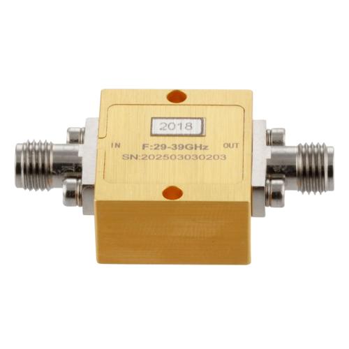 2.92mm High Power Limiter, 29 GHz to 39 GHz, 10W Peak Power, 20 dBm Flat Leakage FMLM2018